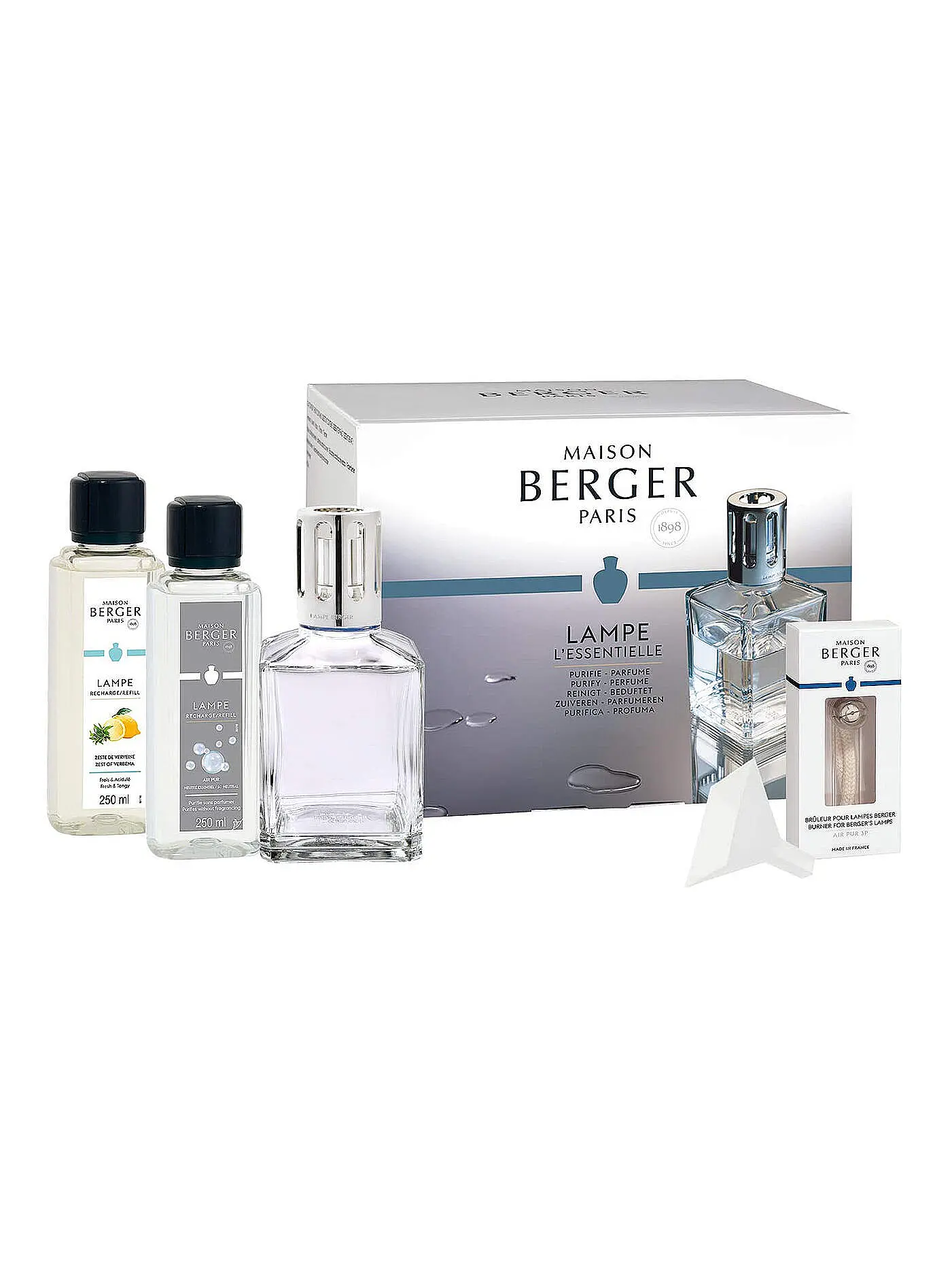 MAISON BERGER PARIS | Flacon 180ml mit 2x250ml Parfum (Nachfüllung) | 
